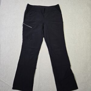 Duluth Pants Flexpedition Pull-On Bootcut  Stretch 34 X 31 Women 14 Black
